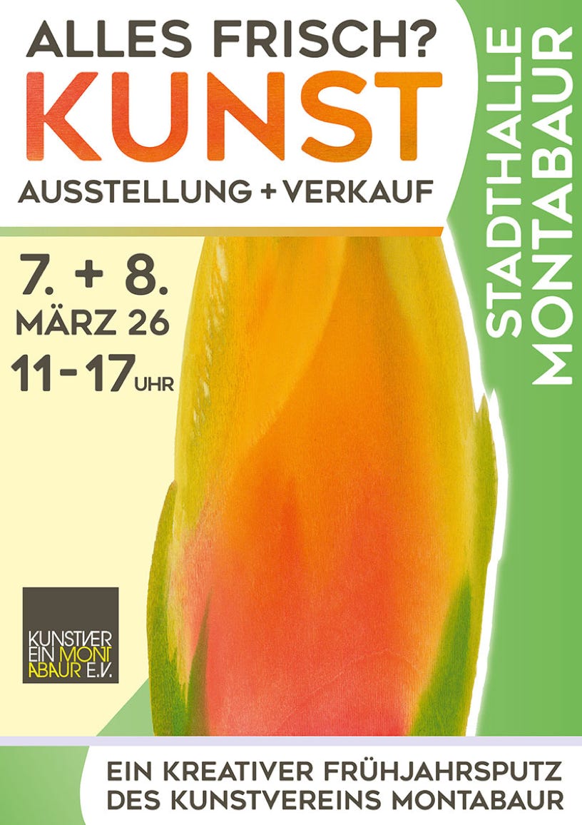 Plakat Kunstausstellung Forever Young im b05