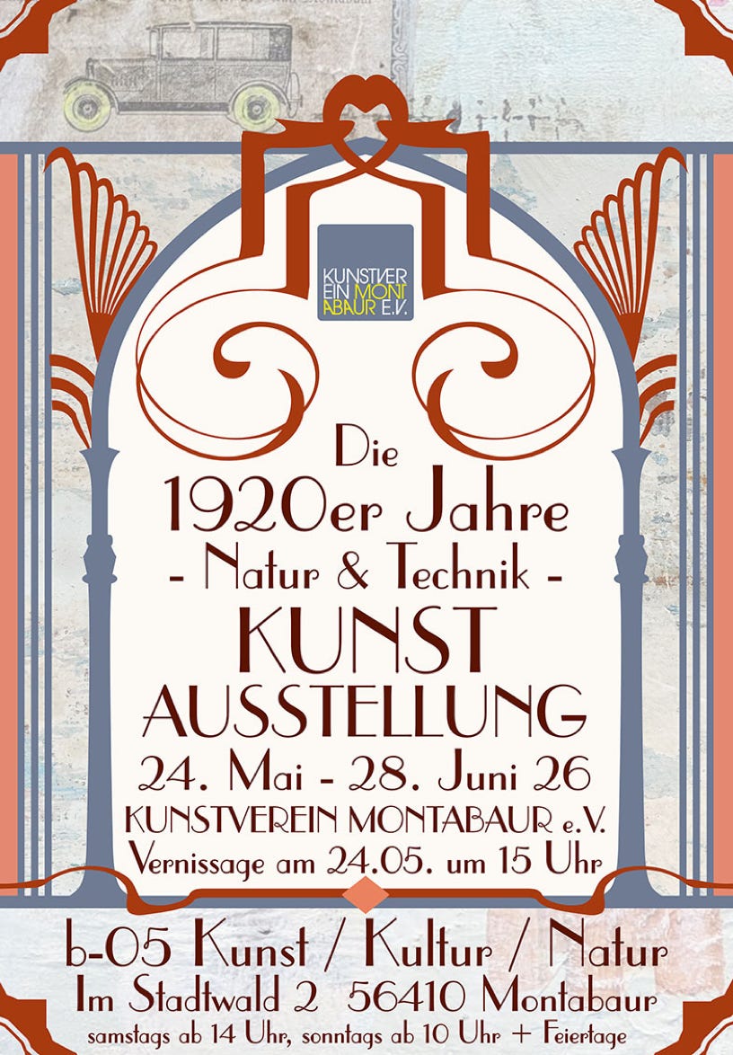 Plakat Kunstausstellung Forever Young im b05