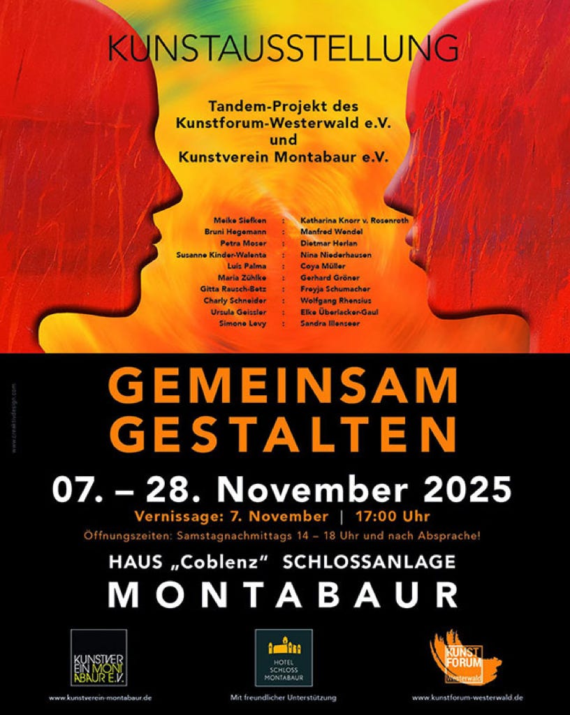 Foto Colorido Plakat Kunstausstellung Forever Young im b05